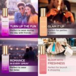 Bellavita Luxury Women's Perfume Gift Set with Rose, Senorita, Date, and Glam | ... - Image 6