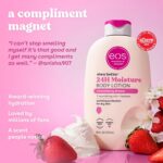 eos Shea Better Body Lotion Strawberry Dream, 24-Hour Moisture Skin Care, Lightw... - Image 5