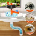 Drain Snake, 25ft Flexible Steel Drain Auger With Drill Adapter, Plumbing Unbloc... - Image 4