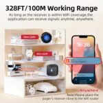 CallToU Wi-Fi Wireless Caregiver Pager Call Button for Elderly at Home, APP Emer... - Image 4