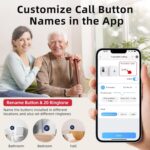 CallToU Wi-Fi Wireless Caregiver Pager Call Button for Elderly at Home, APP Emer... - Image 10