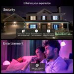 Philips Hue Essential Smart LED A19 Bulb 4-Pack, White and Color Ambiance, E26, ... - Image 8