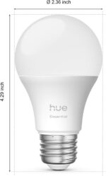 Philips Hue Essential Smart LED A19 Bulb 4-Pack, White and Color Ambiance, E26, ... - Image 10
