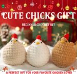 MAGIMUSE Crochet Kit for Beginners, 3 Pcs Chicken Crochet Craft Kit | Step-by-St... - Image 7