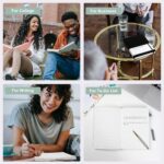 CAGIE Lined Journal Notebook for Women Men 320 Pages 100 Gsm Paper Thick Journal... - Image 7