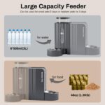 Gardner Pet Automatic Gravity Cat Food Feeder and Water Dispenser Stainless Stee... - Image 4