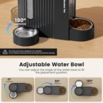Gardner Pet Automatic Gravity Cat Food Feeder and Water Dispenser Stainless Stee... - Image 6