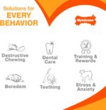 Nylabone Puppy Chew Teething Ring Bone Dog Toy, Chicken Flavor, X-Small | Soothi... - Image 9