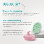 HEETA Scalp Massager 2 Pack for Hair Growth, Soft Silicone Bristles to Remove Da... - Image 6