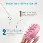 HEETA Scalp Massager 2 Pack for Hair Growth, Soft Silicone Bristles to Remove Da... - Image 7