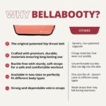 Bellabooty Premium Hip Thrust Belt - Adjustable Exercise Belt for Glutes & Squat... - Image 5