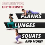 Bellabooty Premium Hip Thrust Belt - Adjustable Exercise Belt for Glutes & Squat... - Image 8
