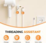 Cord Organizer Holder, 2025 New Desk Cable Management, Cable Clips Organize Phon... - Image 3