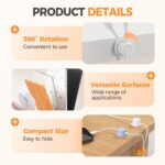 Cord Organizer Holder, 2025 New Desk Cable Management, Cable Clips Organize Phon... - Image 4