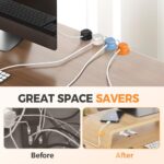 Cord Organizer Holder, 2025 New Desk Cable Management, Cable Clips Organize Phon... - Image 5