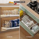 Magheo 2 Pack Expandable Food Storage Container Lid Organizers, 22" Pots and Pan... - Image 5