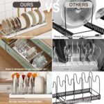 Magheo 2 Pack Expandable Food Storage Container Lid Organizers, 22" Pots and Pan... - Image 6