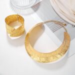 Gold Necklaces for Women Chunky Gold Silver Choker Necklace Statement Egyptian J... - Image 6
