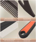 Dandruff Comb Removal 2PC Hollow Fine Tooth Scalp Detox Hair Care Tool | Build U... - Image 6