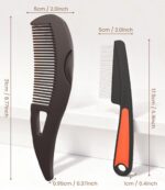 Dandruff Comb Removal 2PC Hollow Fine Tooth Scalp Detox Hair Care Tool | Build U... - Image 7
