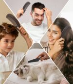 Dandruff Comb Removal 2PC Hollow Fine Tooth Scalp Detox Hair Care Tool | Build U... - Image 8