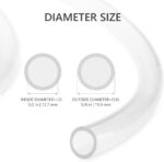 Eastrans 1/2 Inch ID, 25ft Clear Vinyl Tubing, Flexible PVC Plastic Tube | BPA F... - Image 7