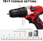 AVID POWER 20V Cordless Drill Set for Home DIY & Beginner Projects - Lightweight... - Image 3
