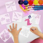 72 Pcs Botanical Stencils Set, Reusable Butterfly & Flower Painting Templates - ... - Image 8