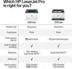 HP Laserjet Pro 3001dw Wireless Black & White Printer, Best-for-Office (3G65OF) - Image 9