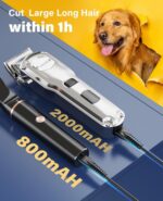 oneisall Dog Grooming Kit for Thick/Matted Hair with Stainless Steel Blade | Pow... - Image 8