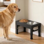 Elevated Dog Bowls Stand Large Breed, Height Adjustable Raised Dog Bowls Holder ... - Image 3