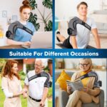 Shoulder Heating Pad with Massage, Cordless Heated Shoulder Wrap for Pain Relief... - Image 8