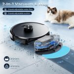 Kilgone Robot Vacuum and Mop Combo with Self Emptying Station, 6000Pa Suction An... - Image 5