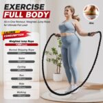 HPYGN Jump Rope, Weighted Jump Rope for Men women, 2.8lb 3.8lb 5lb Heavy Skippin... - Image 5