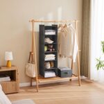 MAX Houser 6 Tier Shelf Hanging Closet Organizer, Closet Hanging Shelf with 2 St... - Image 6