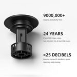 Ryuwanku Bathroom Faucet Matte Black Modern Waterfall Bathroom Sink Faucet with ... - Image 9