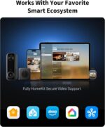 Aqara Doorbell Camera G400 with Chime, Wired/PoE, HomeKit Secure Video, 2K HD He... - Image 3