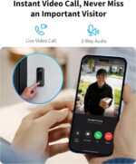 Aqara Doorbell Camera G400 with Chime, Wired/PoE, HomeKit Secure Video, 2K HD He... - Image 5