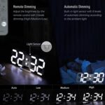 KOSUMOSU 3D LED Digital Wall Clock ,9.7", Large Display Table/ Desk Clock with R... - Image 5