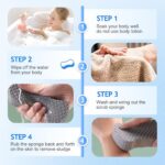 Magic Exfoliating Bath Sponge, 2025 Upgrade 3D Super Soft Exfoliating Bath Spong... - Image 5
