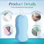 Magic Exfoliating Bath Sponge, 2025 Upgrade 3D Super Soft Exfoliating Bath Spong... - Image 8