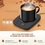 Coffee Mug Warmer, Smart Candle Warmer, Electric Cup Warmer with Aluminum Metal ... - Image 3