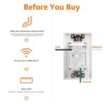 Amazon Basics Smart In-Wall Outlet, Works with Alexa Only, Individually Controll... - Image 5