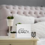 Motivational Good To Be Home Living Room Decor Accessories Rustic Wooden Box Sig... - Image 5