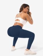 Ieumaz Scrunch Butt Lifting Leggings for Women Seamless Workout Yoga Pants | Squ... - Image 7