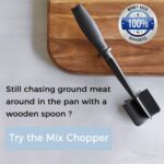 Meat Chopper, 5 Curve Blades Ground Beef Masher, Heat Resistant Meat Masher Tool... - Image 5