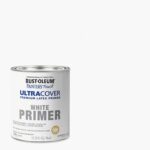 Rust-Oleum Brush On Painter's Touch Latex Paint, Flat White Primer | Interior/Ex... - Image 4