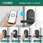 Smart Door Handle Lock with Keypad: Yamiry Fingerprint Smart Knob - Keyless Entr... - Image 3