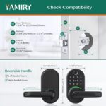 Smart Door Handle Lock with Keypad: Yamiry Fingerprint Smart Knob - Keyless Entr... - Image 6