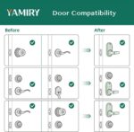 Smart Door Handle Lock with Keypad: Yamiry Fingerprint Smart Knob - Keyless Entr... - Image 7